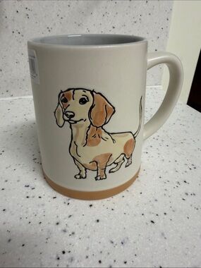 NWT.  Spectrum Designz, 20oz., dachshund ceramic mug.